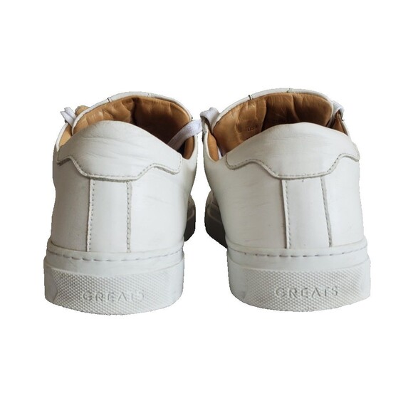 GREATS Brooklyn Shoes Mens Sz 9 Regent 2.0 Casual Low Top Sneakers White Leather main image 10